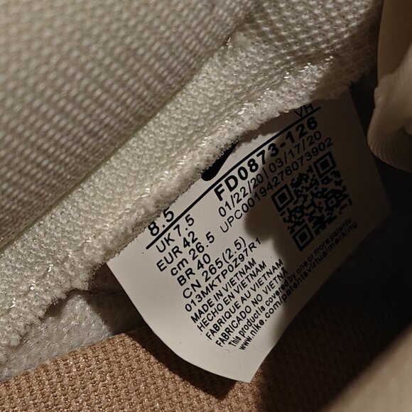 Nike Dunk Low SE Sanddrift Women's Size 8.5 FD0873-126 Beige Sneakers Shoes - Picture 13 of 14